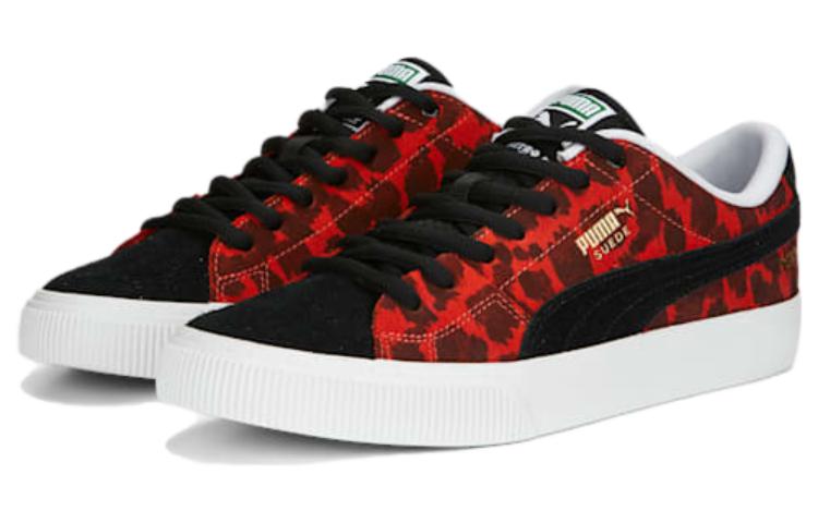 Lookbook Puma Suede Low 'Rojo Negro' 391109-02