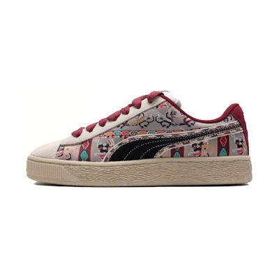 Puma Suede Low 'Versatile Warmth Non-Slip Shock-Absorbing Light Grey'