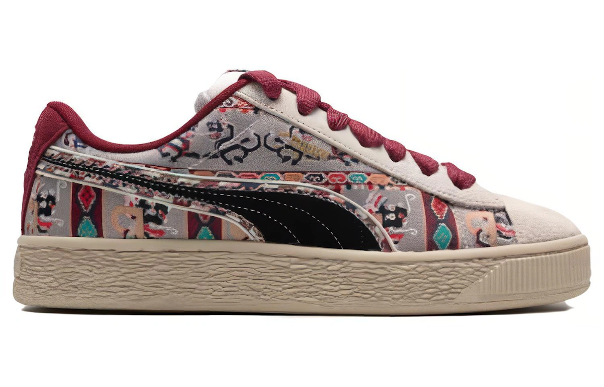 Puma Suede Low 'Versatile Warmth Non-Slip Shock-Absorbing Light Grey'