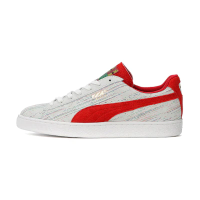 Puma Suede Low 'White-Red'