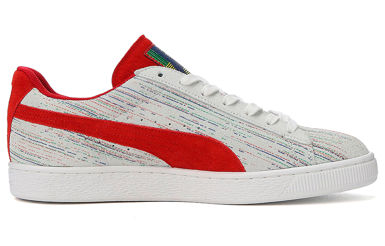 Puma Suede Low 'White-Red' 圖 2