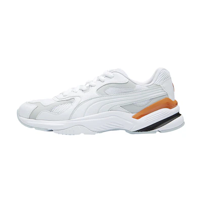 Puma Supr White/Grey/Orange Low sneakers