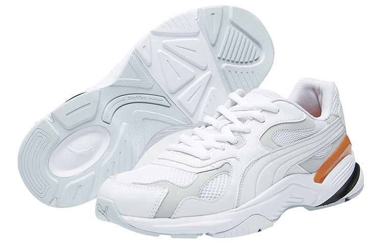Puma Supr White/Grey/Orange Low sneakers 圖 3