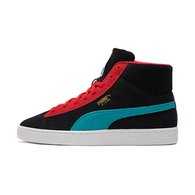 Puma Suede Mid 21 'Black Viridian Green Red'