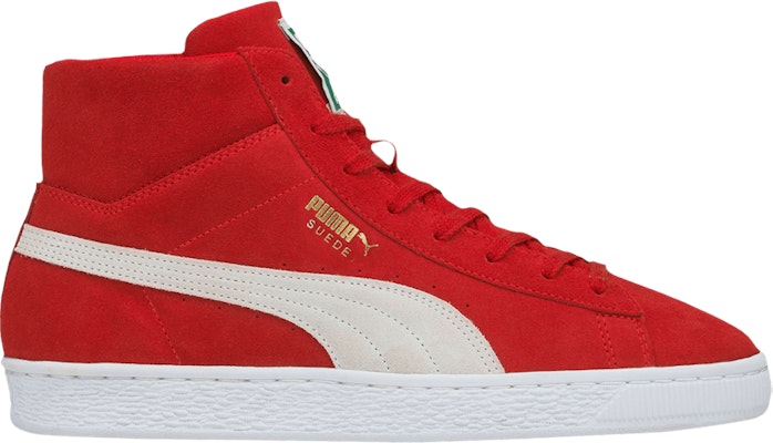 Puma suede womens deals red