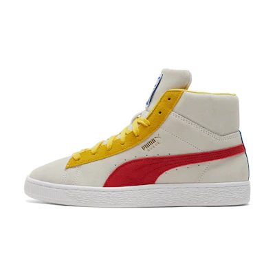 Puma Suede Mid 21 'White Red Lemon'