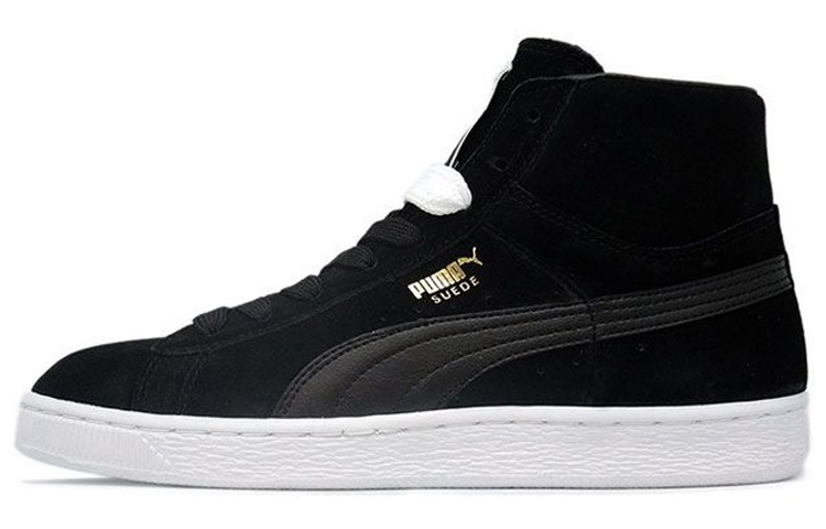 Buy プーマ スウェード ミッド クラシック ブラック 357252-04