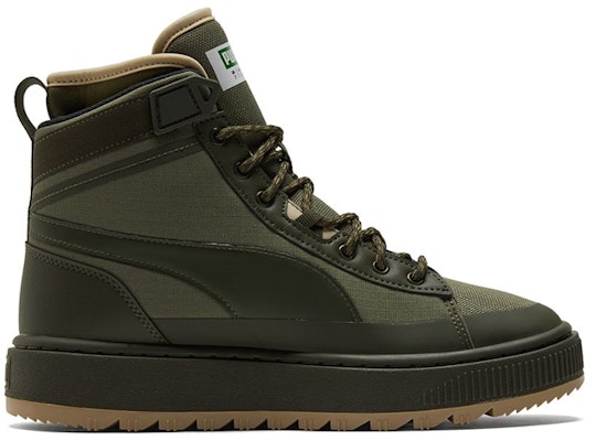 Puma Unisex Suede Mid WTR Sneakers Green 380708-03 Order Puma Unisex Suede Mid WTR Sneakers Green 380708-03