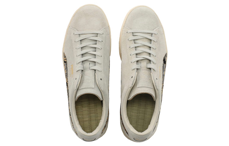 Lookbook プーマ スウェード ミッド グレー (Puma Suede Mid Grey) 369575-01