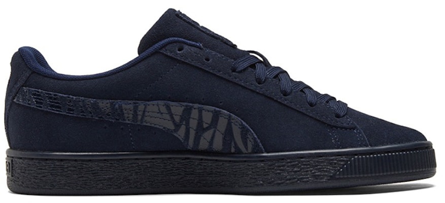 Puma Suede Mono Deboss 'Azul Oscuro Negro' 384688-02 Order Puma Suede Mono Deboss 'Azul Oscuro Negro' 384688-02