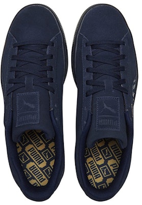 Puma Suede Mono Deboss 'Dark Blue Black' 384688-02 Shop Puma Suede Mono Deboss 'Dark Blue Black' 384688-02