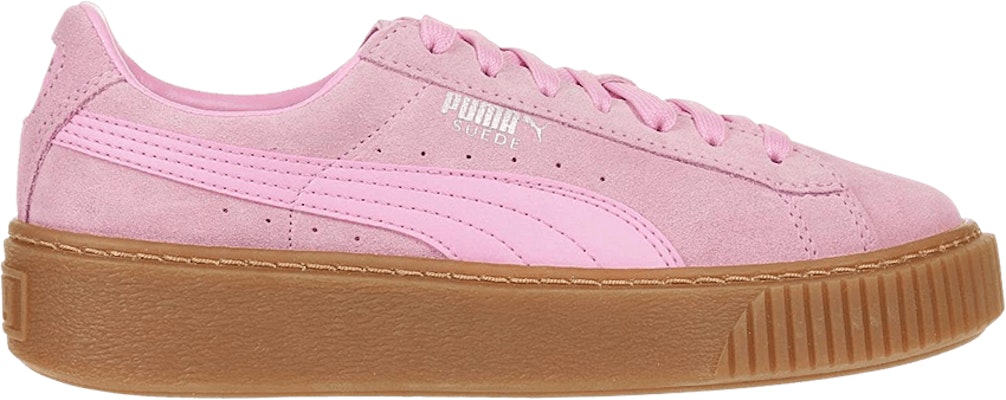 Puma platform suede best sale pink