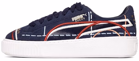 (Women) Puma Suede Platform Courture 'Blue Red' 366685-02 (Women) Puma Suede Platform Courture 'Blue Red' 366685-02