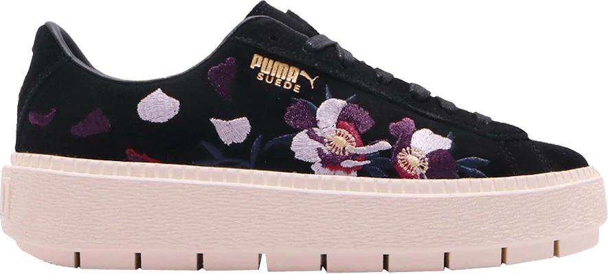 Puma women's suede platform best sale trace