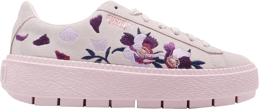Women Puma Suede Platform Trace Flowery 367810 01