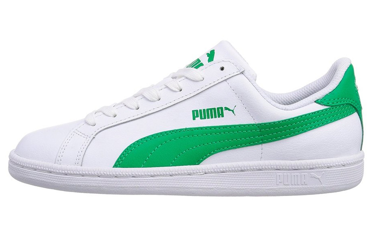 Puma Suede Platform Animal Casual Board Shoes White/Green 356722-07