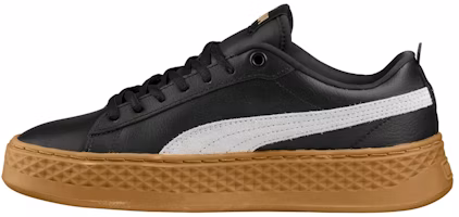 (Women) Puma Smash Platform Core Black 366487-03 (Women) Puma Smash Platform Core Black 366487-03