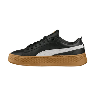 (W) Puma Smash Platform Core Black