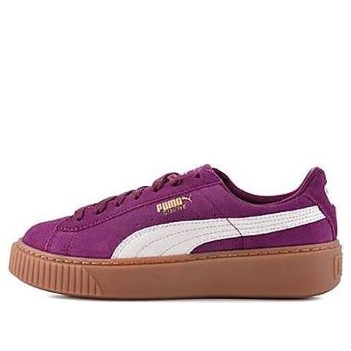 Puma Suede Platform Jr 'Snake - Dark Purple' 363906-03