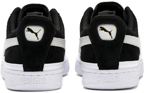 PUMA Suede 低筒 板鞋 男女同款 黑白 Lookbook PUMA Suede 低筒 板鞋 男女同款 黑白