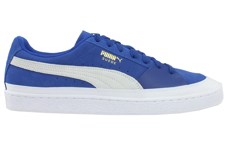 Order 彪马绒面滑板鞋'蓝白' 369241-05