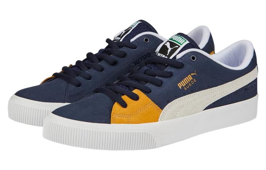 Lookbook Puma Suede 滑板鞋 '蓝白黄' 386082-06