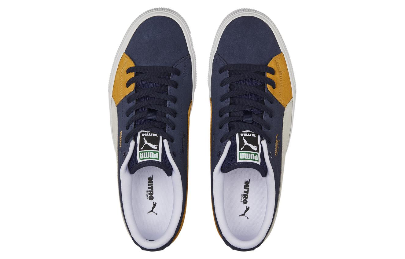 Shop Puma Suede 滑板鞋 '蓝白黄' 386082-06
