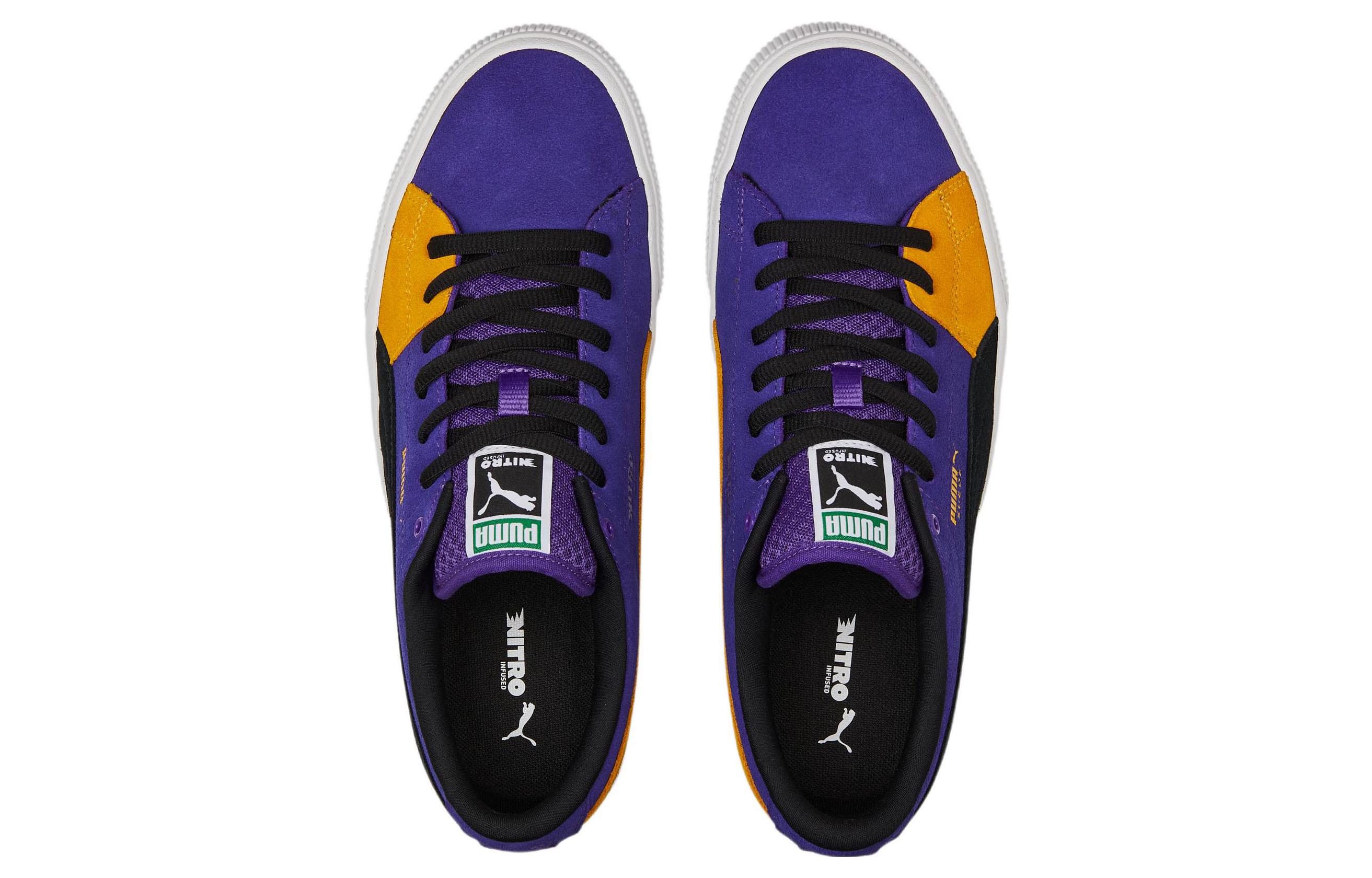 Shop Puma Suede Skate Nitro ''Lakers'' Scarpe da Skate Giallo Viola 386082-05