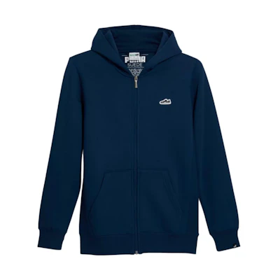 Puma Suede Solid Persian Blue Zip-Up Hoodie 678727-15