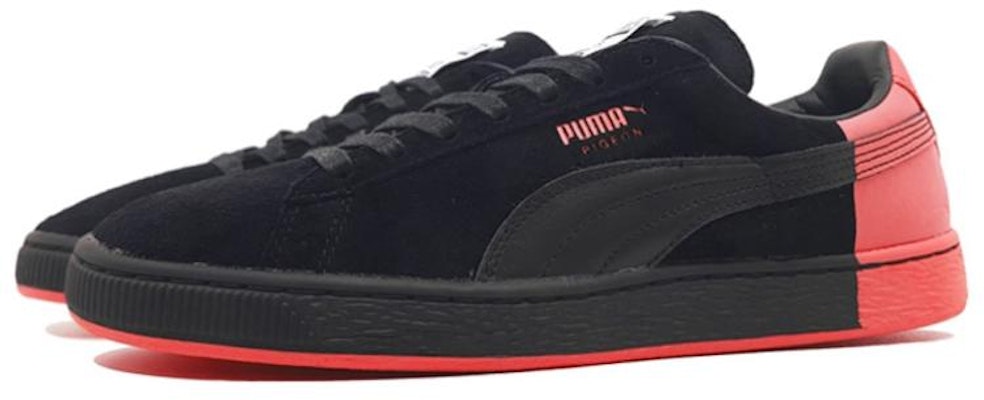 Puma Suede Staple Pigeon 'Black/Peach' 361617-02 Lookbook Puma Suede Staple Pigeon 'Black/Peach' 361617-02