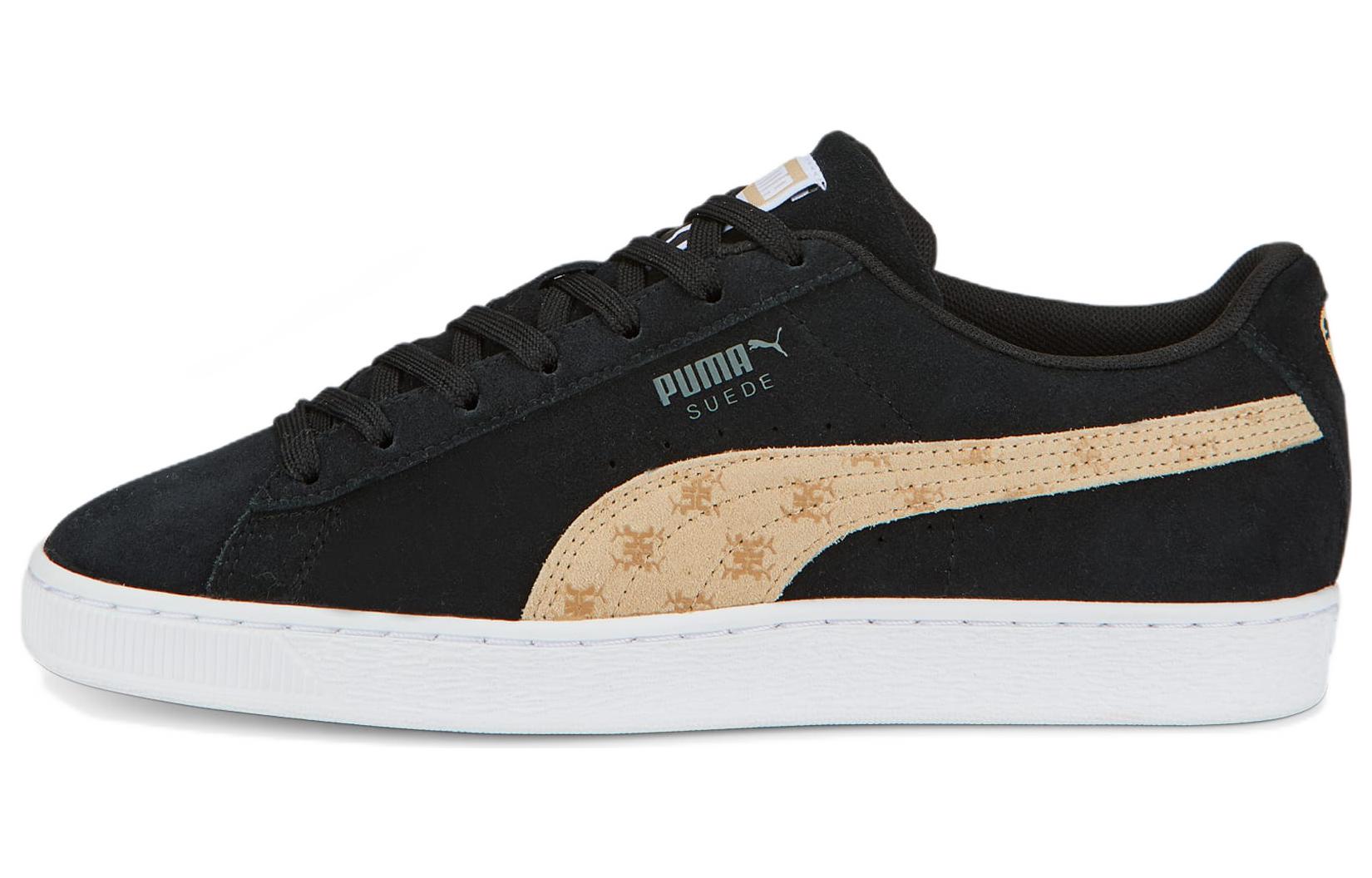 Puma Suede T7 'Black Yellow'