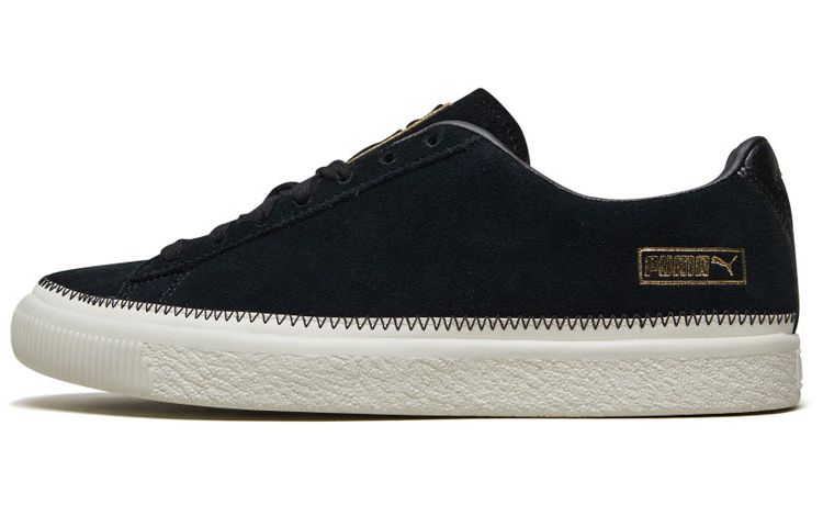 Buy Puma Suede Trim Sepatu Skate Retro Hitam Unisex Kasual Rendah 369639-01