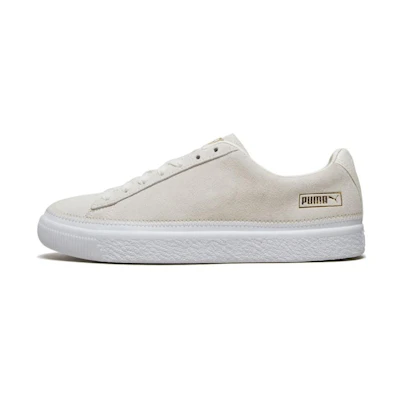 Puma SUEDE TRIM Retro Low Tops Casual Skateboarding Shoes Unisex Creamy White
