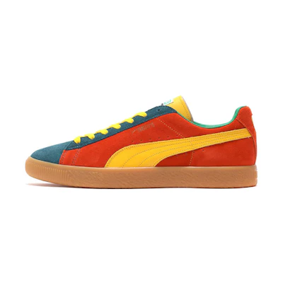 Puma Suede Vtg Mij Low Tops Retro Skateboarding Shoes Unisex Orange