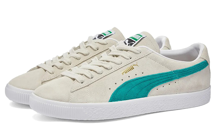 Lookbook Puma Suede VTG Beige Verde Esmeralda 374921-10
