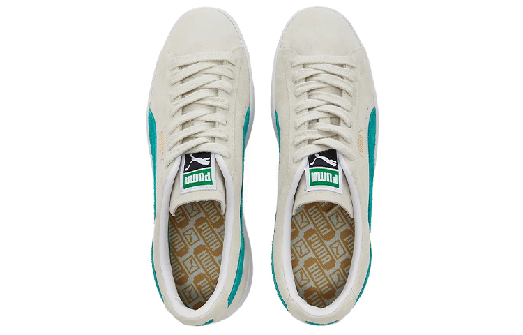 Shop Puma Suede VTG Beige Verde Esmeralda 374921-10