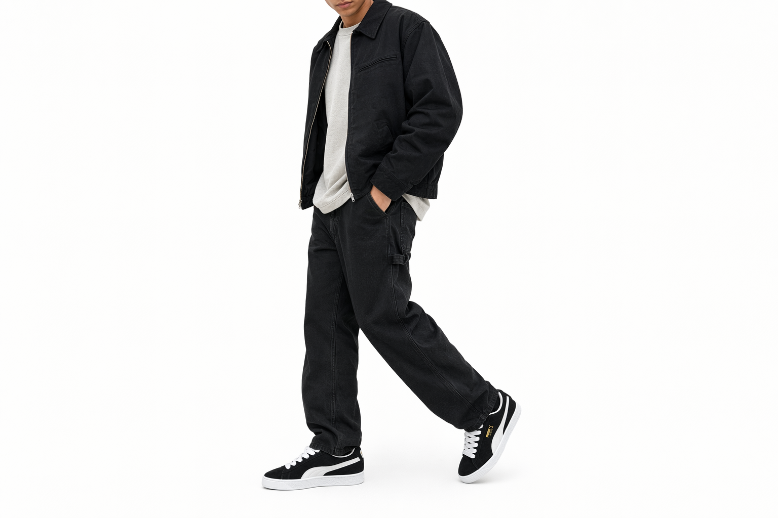 Order Puma Suede XL ''Nero Bianco'' 395205-02