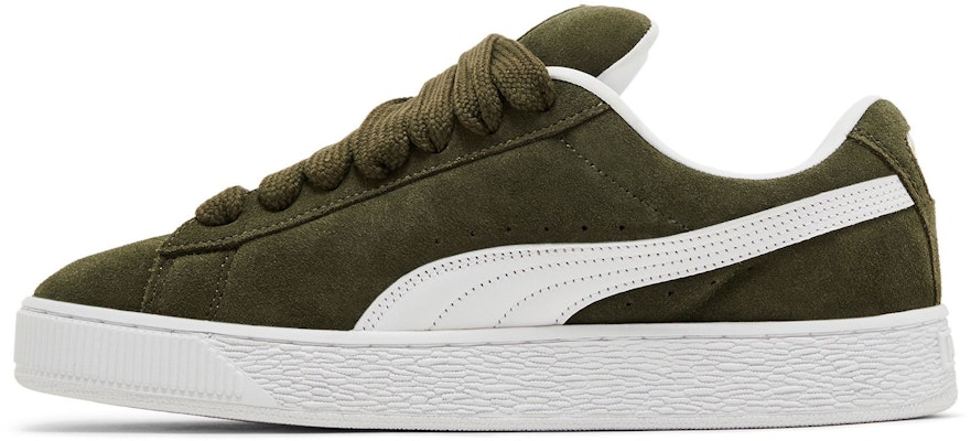 PUMA Suede XL 萬用休閒 輕鬆舒適 減震防滑耐磨 低筒 滑板鞋 男女同款 綠白色 Lookbook PUMA Suede XL 萬用休閒 輕鬆舒適 減震防滑耐磨 低筒 滑板鞋 男女同款 綠白色