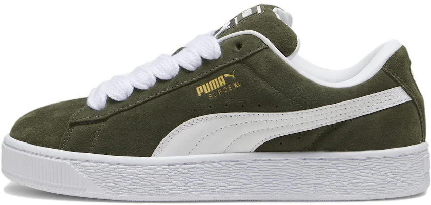 Puma suede top army green