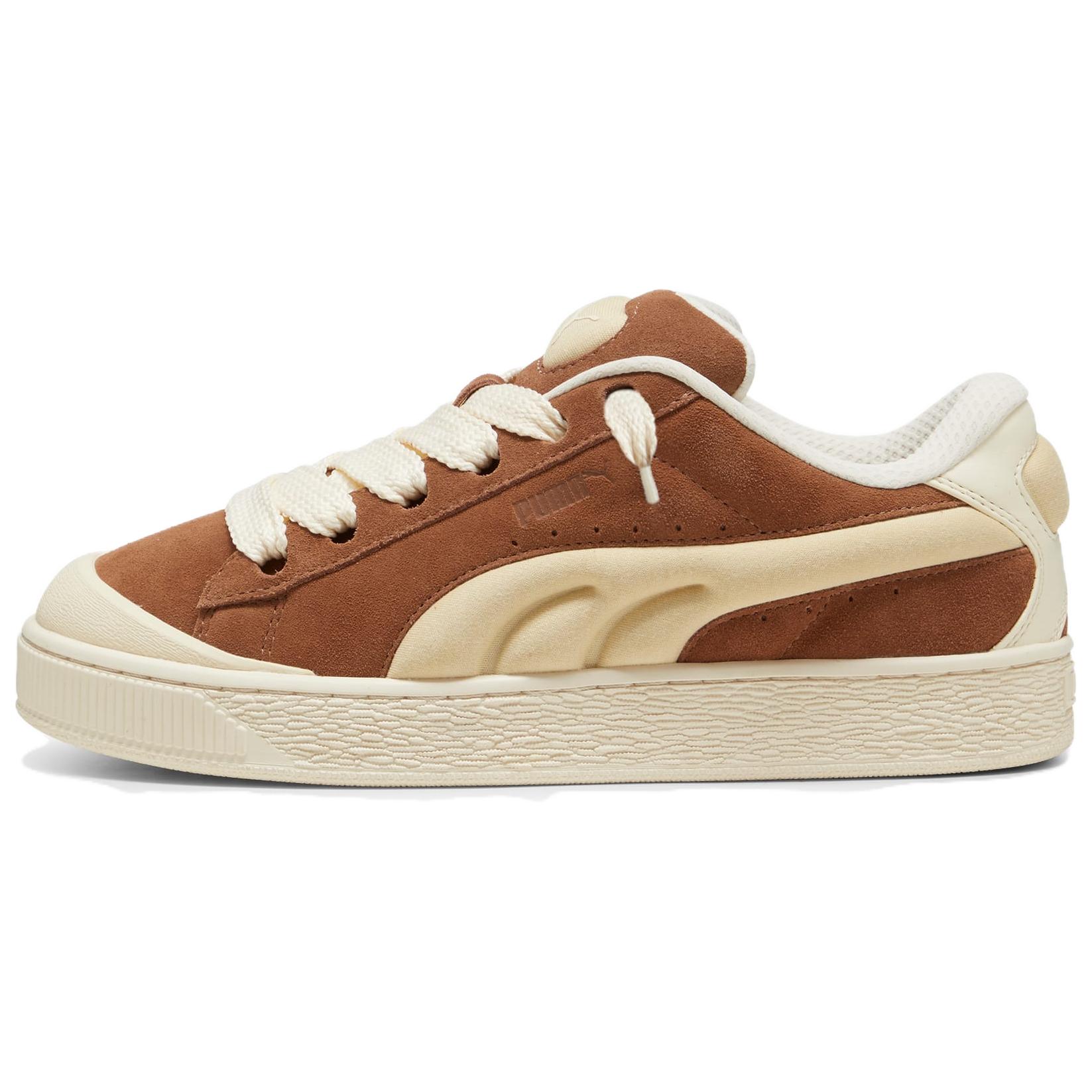 PUMA Suede XL CRUSH PRESERVES Brown Low-Top Casual Durable Sneakers 399415-03
