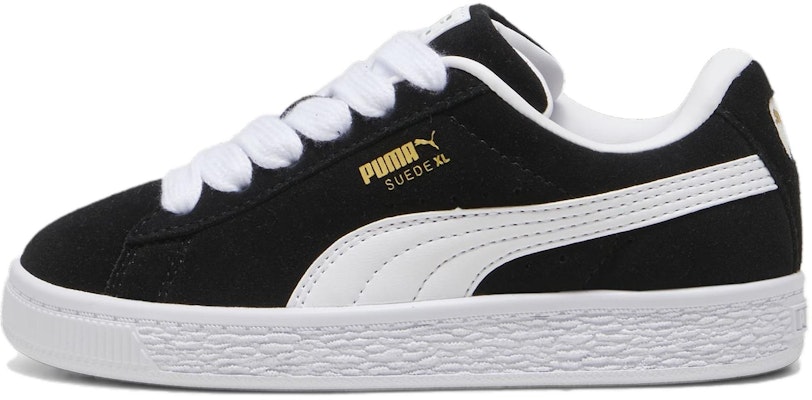 Puma Suede XL Little Kid 'Black White' 396578-02 Buy Puma Suede XL Little Kid 'Black White' 396578-02