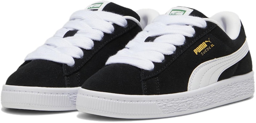 Puma Suede XL Little Kid 'Black White' 396578-02 Lookbook Puma Suede XL Little Kid 'Black White' 396578-02