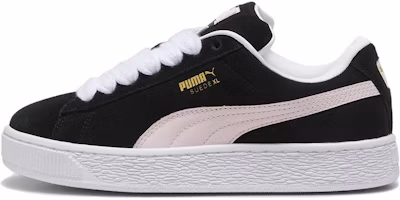 Puma Suede XL XL Low-Top Casual Sneakers White/Black/Pink 395205-04 Puma Suede XL XL Low-Top Casual Sneakers White/Black/Pink 395205-04