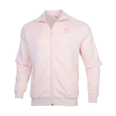 Puma Summer Luxe T7 Retro Track Knit Jacket Pale Pink 598961-17