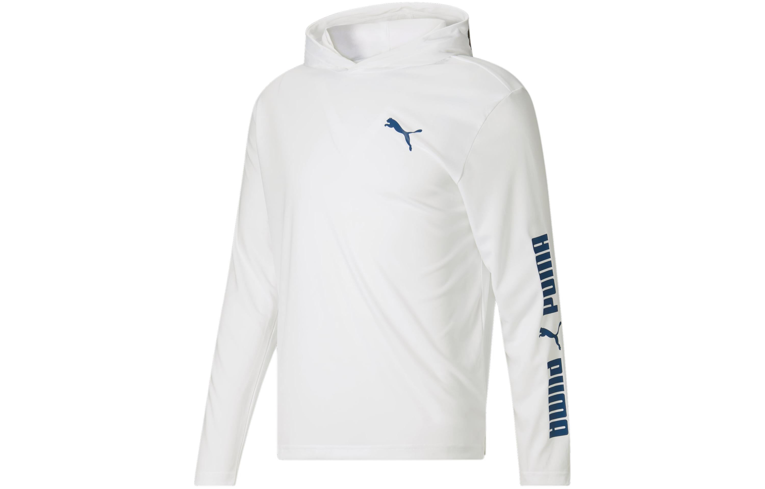 Puma Sunny Daze Hoodie White - Casual Long Sleeve with Cuff Letter Print 671615-03