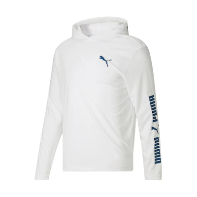 Puma Sunny Daze Hoodie White - Casual Long Sleeve with Cuff Letter Print 671615-03