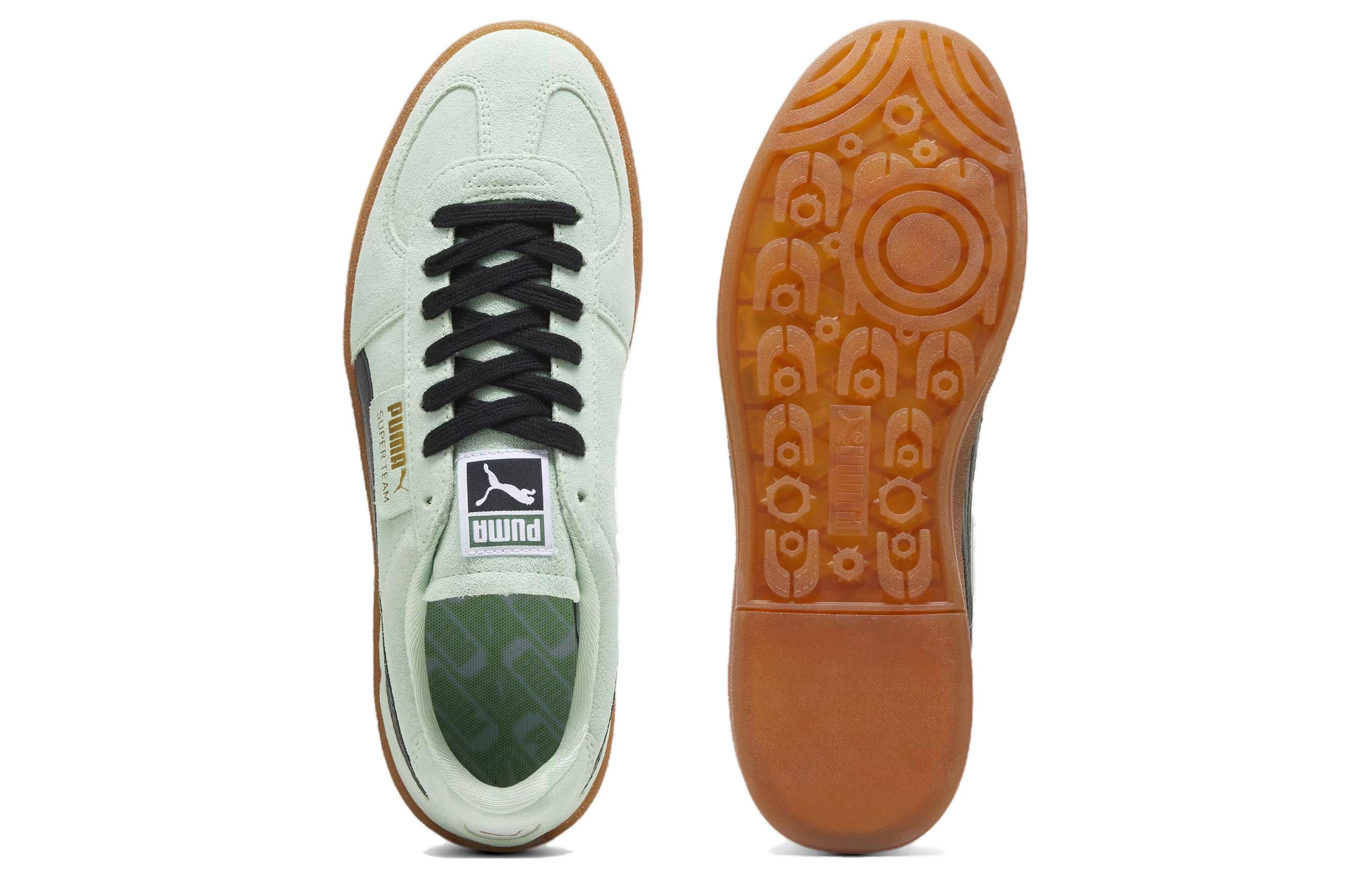 Shop Puma Super Team Suede 'Fresh Mint Gum' Mint Segar Getah 397514-02