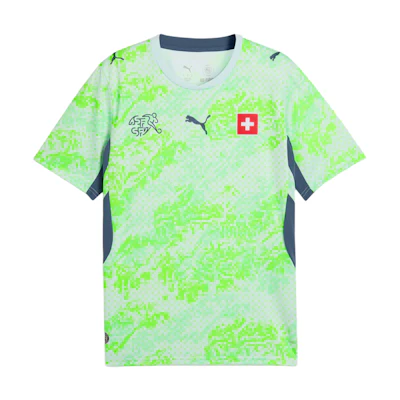 Puma Switzerland Away Fan Jersey Moisture-Wicking Short Sleeve Soccer Shirt 783225-02