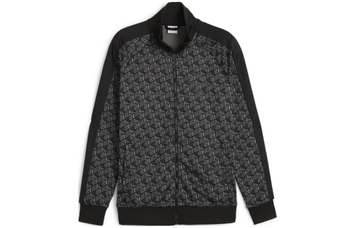 Puma T7 AOP Track Jacket Black Casual Printed Jacket 625485-01