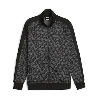 Puma T7 AOP Track Jacket Black Casual Printed Jacket 625485-01